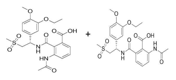 Apremilast mixture Of 3-acetamido + 2-acetamido (30% + 65%)